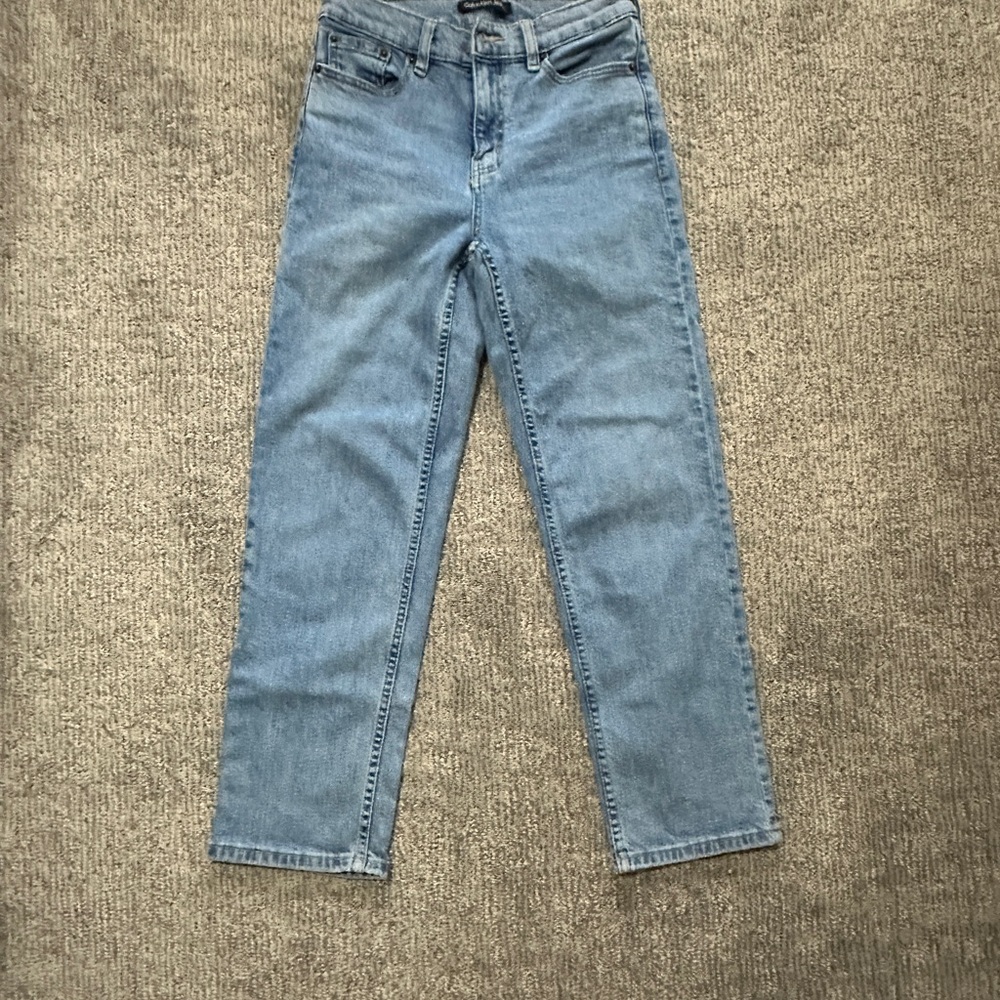 Calvin Klein Women's Straight Leg Jeans in Light Blue